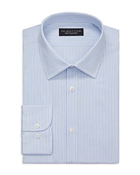 The Men's Store at Bloomingdale's - Regular Fit Striped Stretch Shirt - 100% Exclusive
