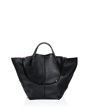 Proenza Schouler Extra Large Ps1 Leather Tote In Black