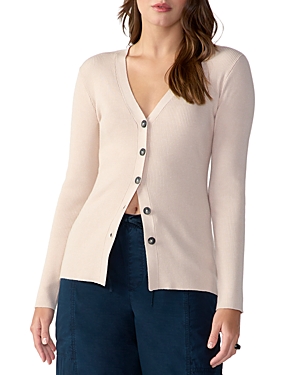 Sanctuary Off Duty Cotton Blend Cardigan In Toasted Marshmallow