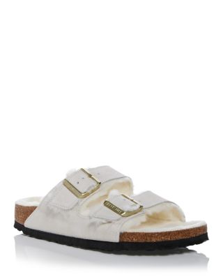 Birkenstock - Women's Arizona Shearling Slide Sandals