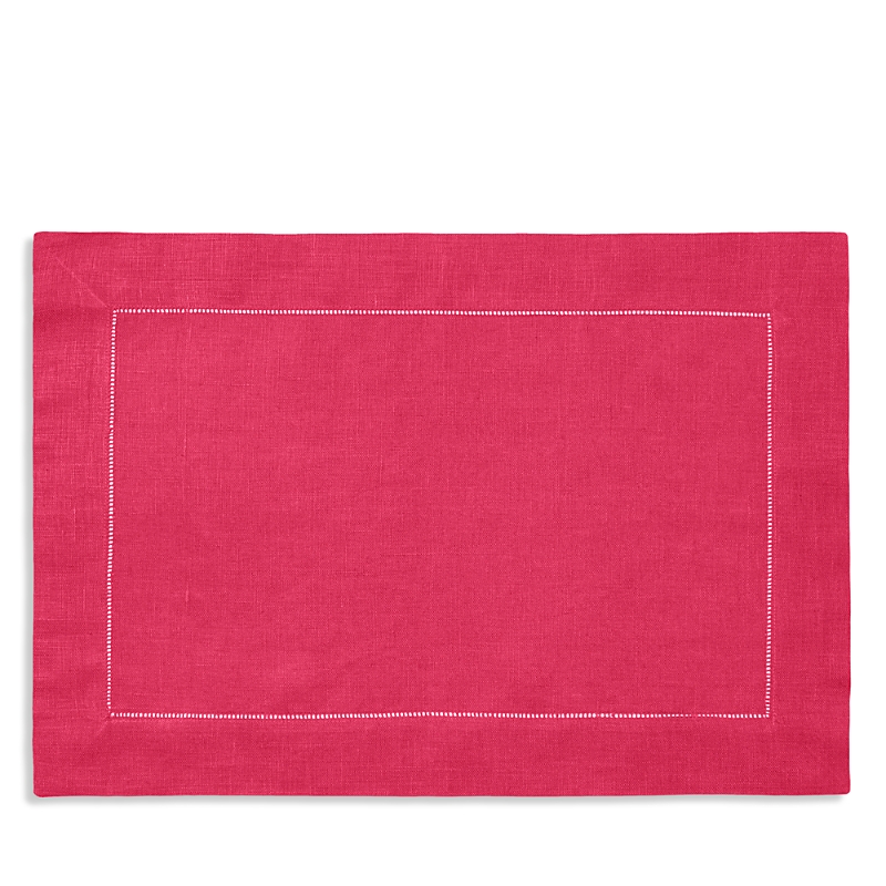 Sferra Festival Linen Placemats, Set Of 4 In Raspberry