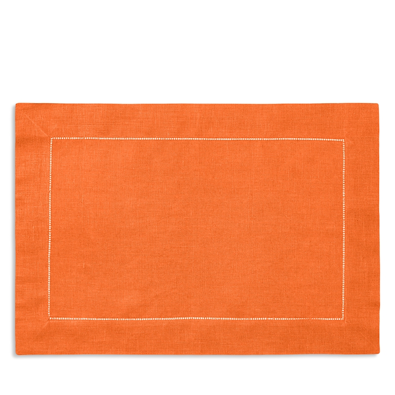 Sferra Festival Placemats, Set Of 4 In Tangerine