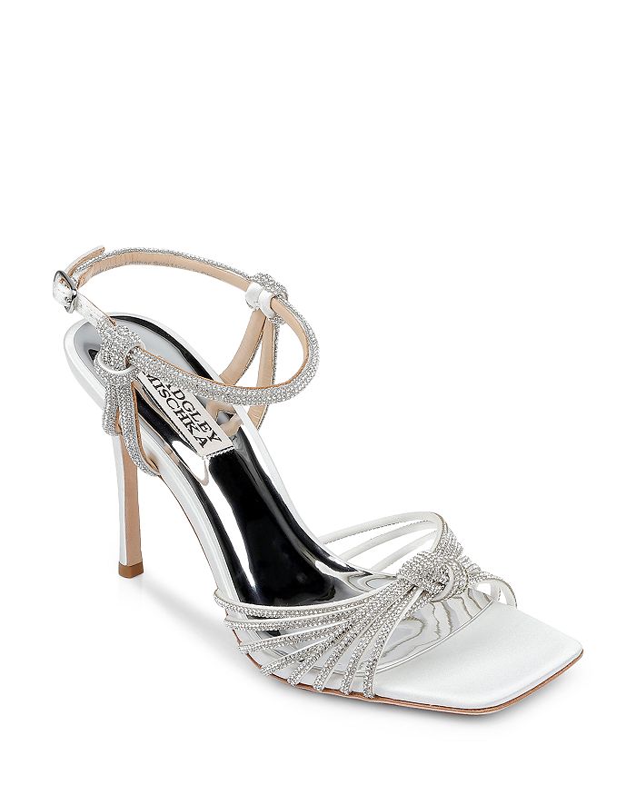 Badgley Mischka Women's Estella Ankle Strap High Heel Sandals