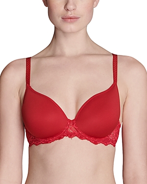 SIMONE PERELE CARESSE 3D PLUNGE LACE UNDERWIRE BRA