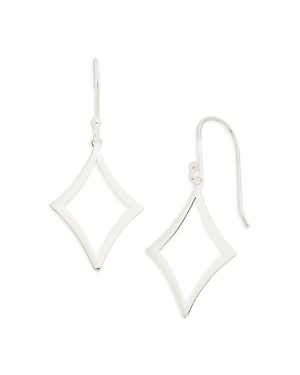 Aqua Sterling Silver Kite Drop Earrings - 100% Exclusive
