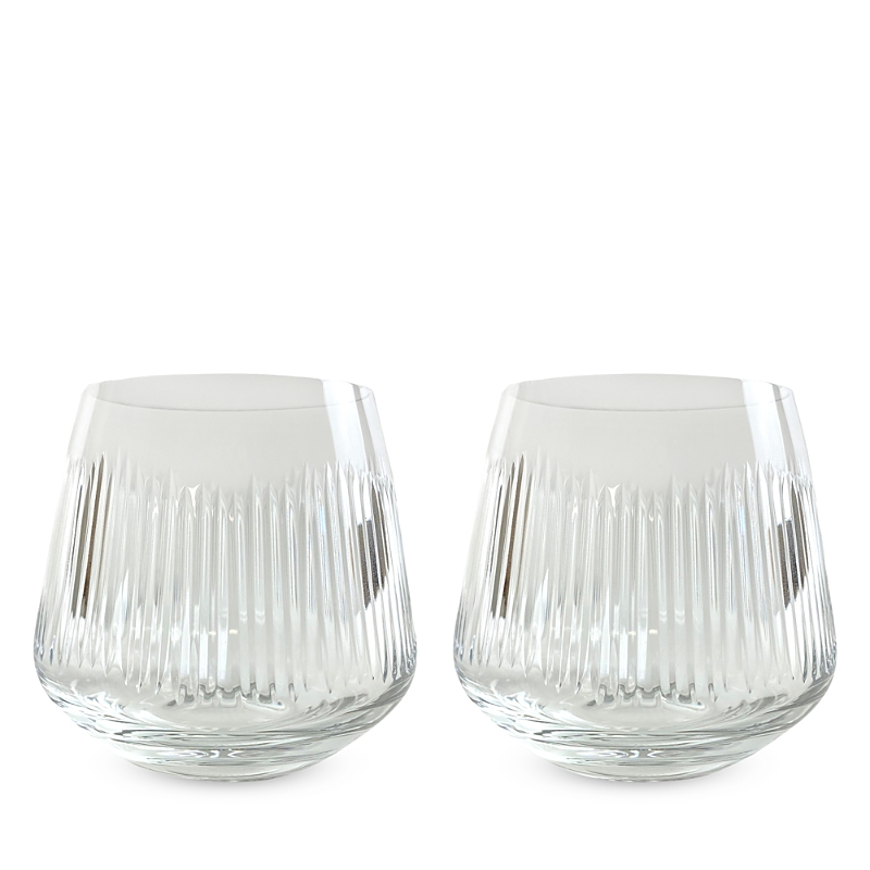 Michael Wainwright Berkshire Double Old Fashioned Glasses, Set Of 2 In Clear