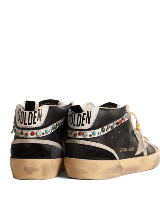 Women's Mid Star Embellished Mid Top Sneakers