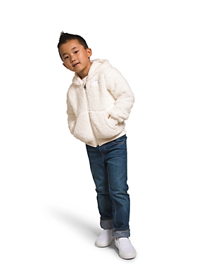 Shop The North Face Unisex Suave Oso Full Zip Hoodie - Little Kid In Gardenia White