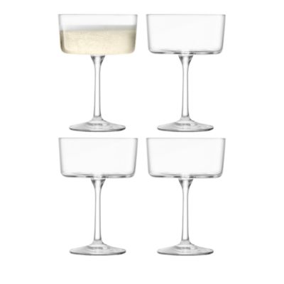 LSA - Gio Champagne Cocktail Glass, Set of 4