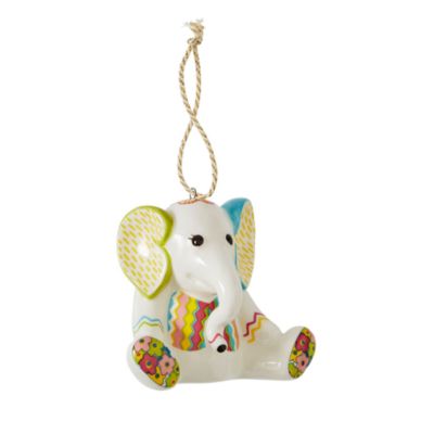 Jambo Elephant Patchwork Ornament