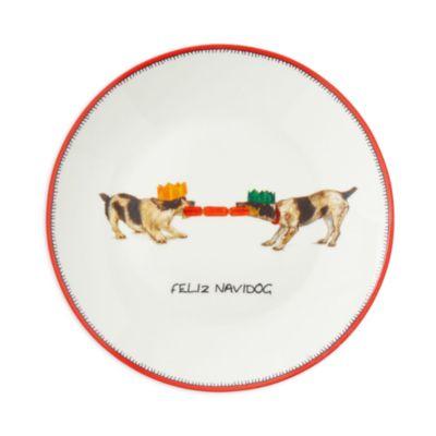 Doodles 6" Tidbit Plates, Set of 4