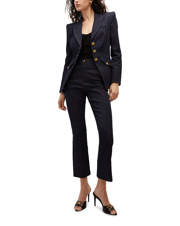 Veronica beard denim blazer shop