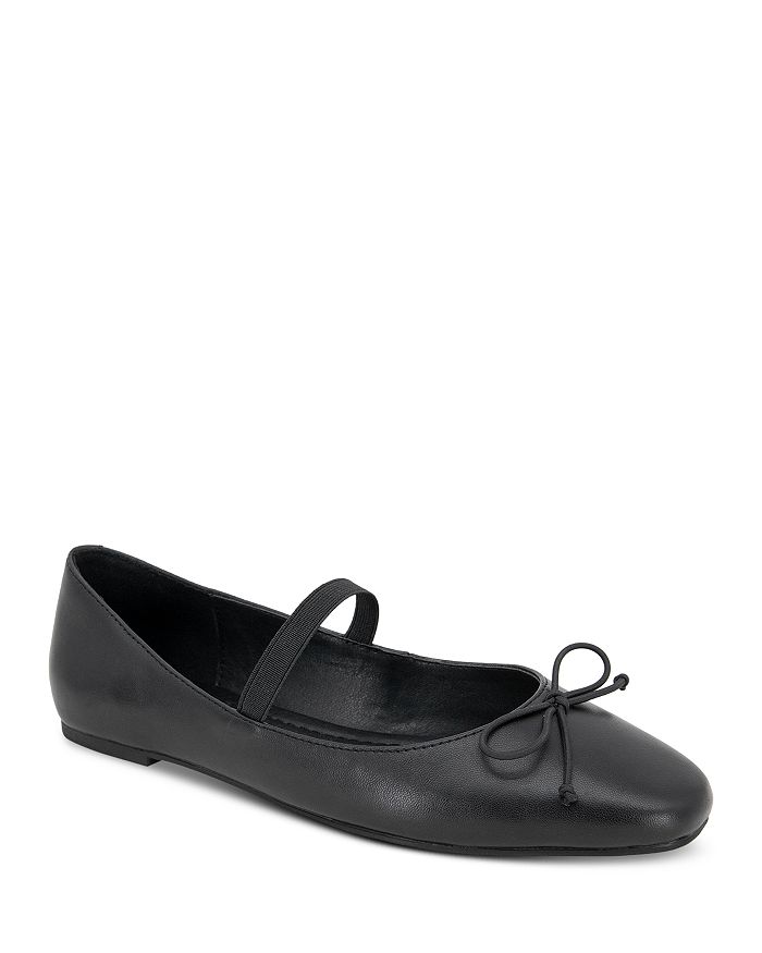 Kenneth Cole Women's Myra Square Toe Slip On Ankle Strap Flats ...