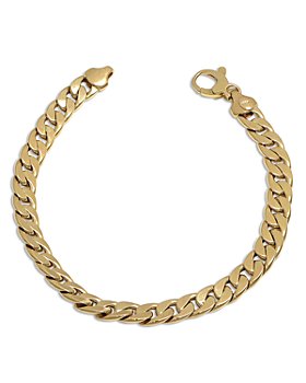 Bloomingdale's Men's 14K Yellow Gold Polished Rolo Link Bracelet - 100%  Exclusive