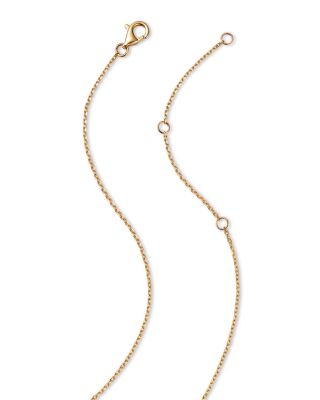 Turquoise, Onyx, & Diamond Pendant Necklace in 14K Yellow Gold, 18"