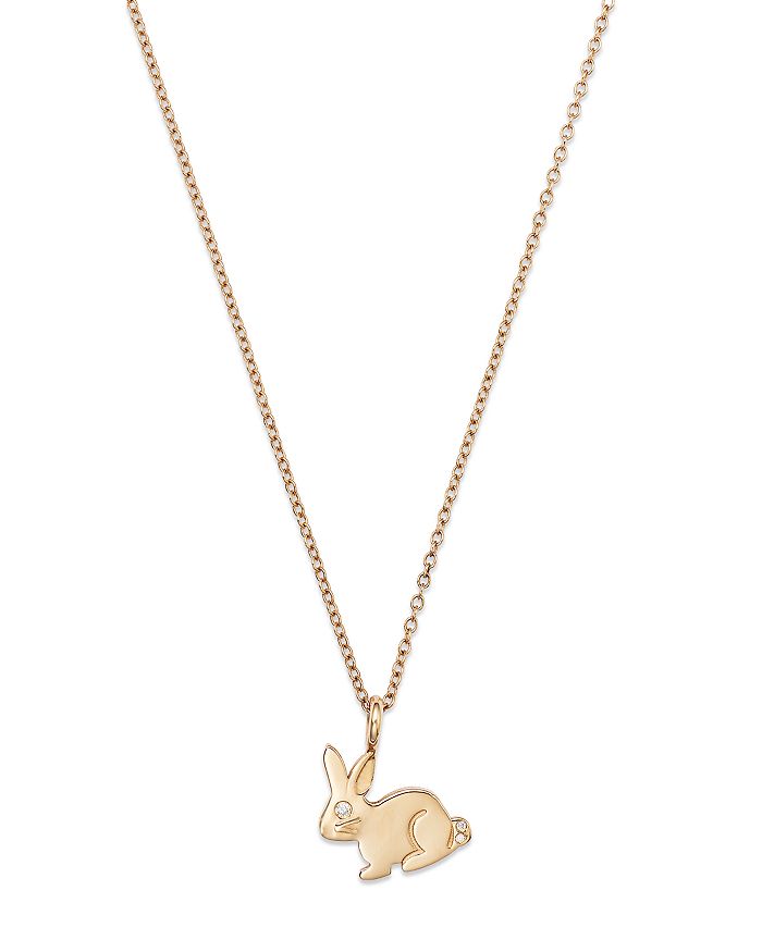Bunny sale pendant necklace
