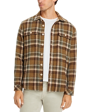 Rails Berkshire Plaid Flannel Shirt Jacket In Dutch Sage