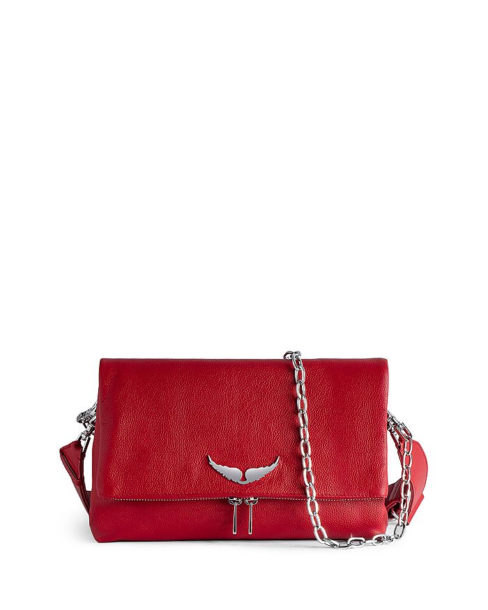 Zadig & Voltaire Rocky Chance Leather Crossbody | Bloomingdale's