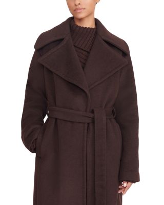 【STAUD】Mini Carver double-breasted wool-blend coat コート STAUD - Mini Carver Double-breasted Checked Wool-blend Coat