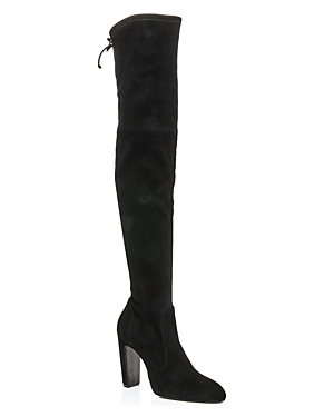 Shop Stuart Weitzman Women's Vidaland 100 Over The Knee High Heel Boots In Black