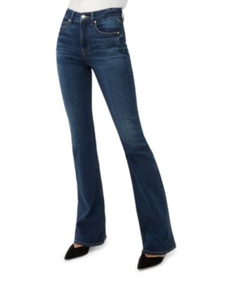 Beverly High Rise Flare Jeans in Bright Blue