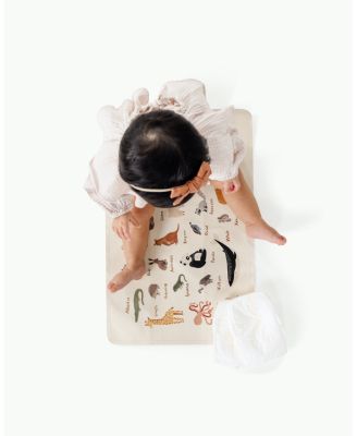 Gathre - Animal Alphabet Baby Changing Mat