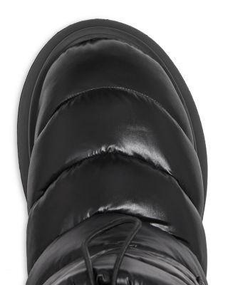 【関税＆送料込み】Moncler 'Gaia' Black Polyamide Ankle Boo MONCLER Gaia quilted shell ankle boots | NET-A-PORTER