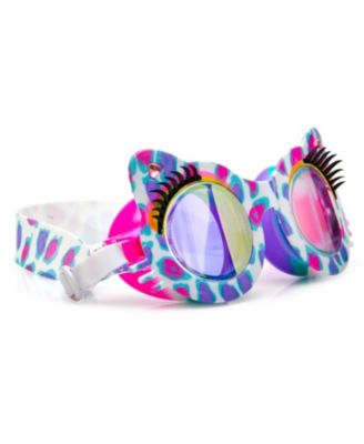  Bling2o Purple Patches Savvy Cat Swim Goggles for Girls - Ages 2-6