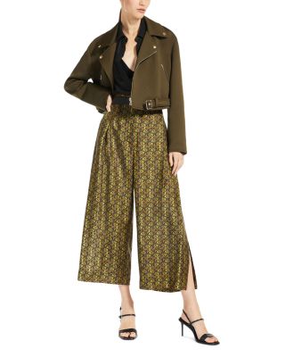 アウトレット★Max Mara★SPEZIE コットンバイカージャケット Max Mara Spezie Moto Jacket | Bloomingdale's