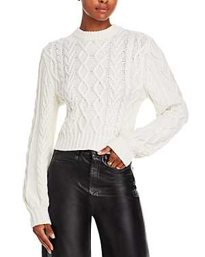 Proenza Schouler White Label Chunky Cable Knit Sweater