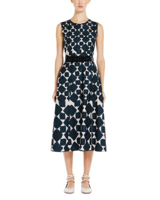 Max Mara Notte Cotton Belted Midi Dress | Bloomingdale's