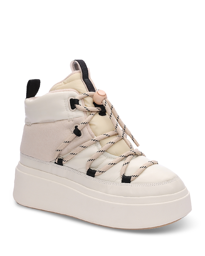 Ash Montana 45mm Platform Boots In Shell/tofu