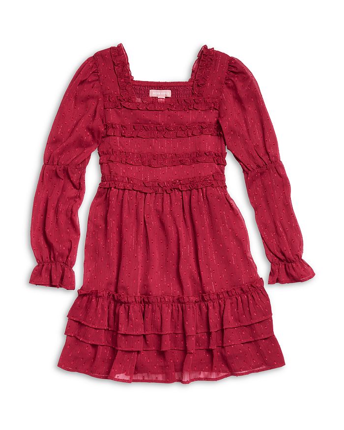 BCBG GIRLS Girls Lurex Chiffon Dress Little Kid Bloomingdale s