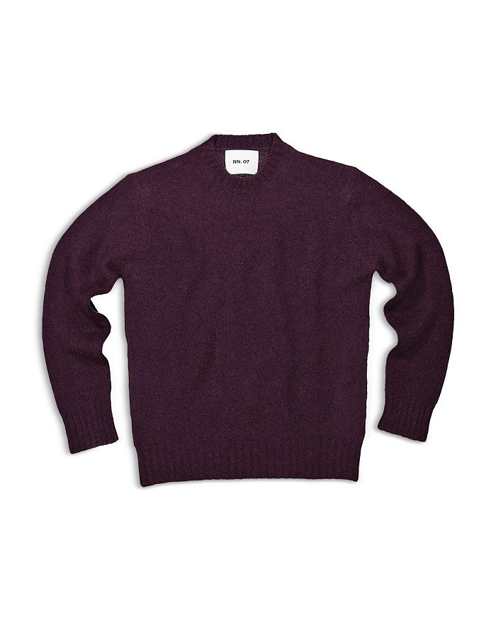 Acrylic Wool Blend Crewneck Sweater