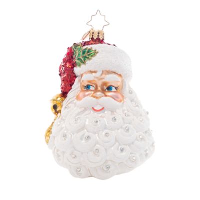 Christopher Radko - Sparkling Santa Face Ornament