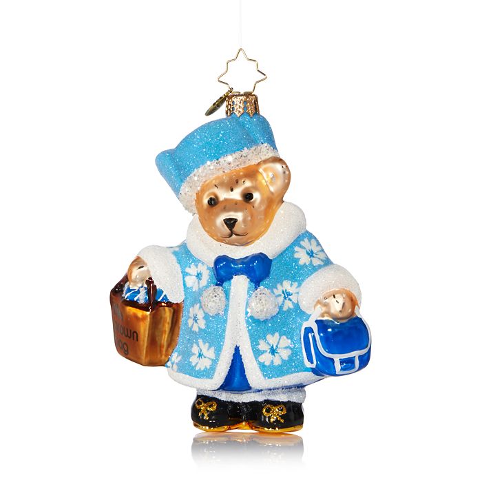 Christopher Radko Muffy Glass Bear Ornament Bloomingdale's