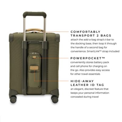 Baseline Global Carry On Spinner Suitcase