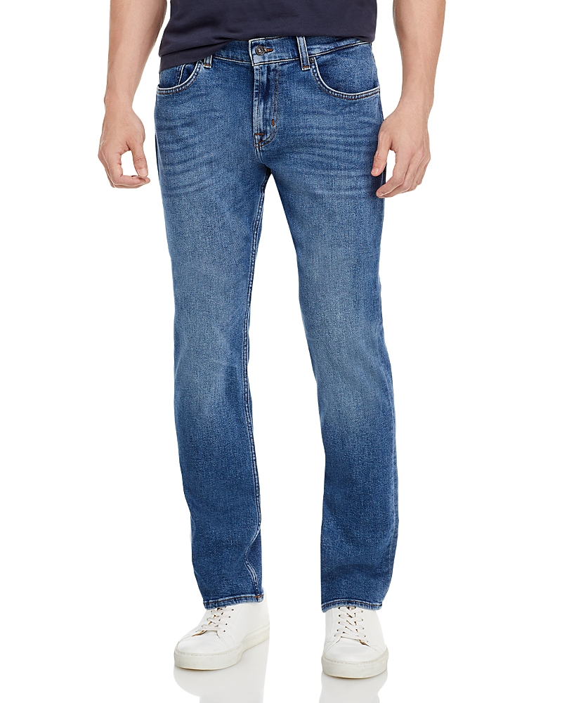 7 For All Mankind Mistral Jeans Whiskering Effect In Gasp