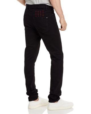 Van Winkle Comik Angst Trashed Skinny Jeans in Black