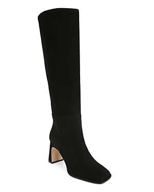 Sam Edelman Women's Issabel Square Toe Wide Calf High Heel Boots