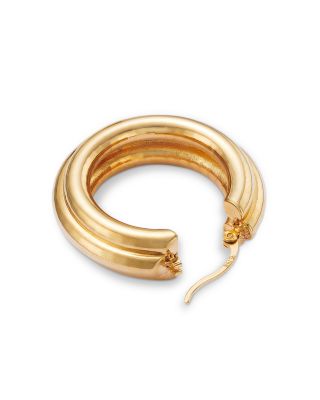Polished Triple Medium Hoop Earrings in 14K Yellow Gold