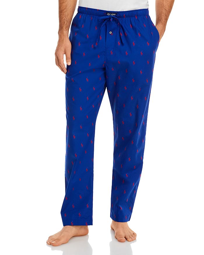 Polo Ralph Lauren Cotton Printed Regular Fit Pajama Pants | Bloomingdale's