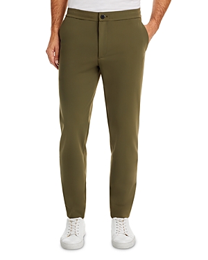Theory Mayer Drawstring Precision Ponte Pants In Uniform