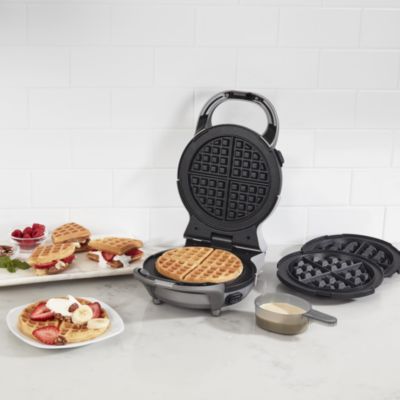 WAF-RP10 2-in-1 Waffle Maker with Removable Plates