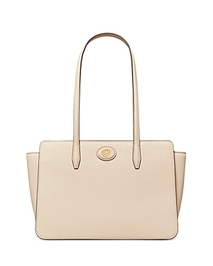 TORY BURCH ROBINSON SMALL PEBBLED LEATHER TOTE