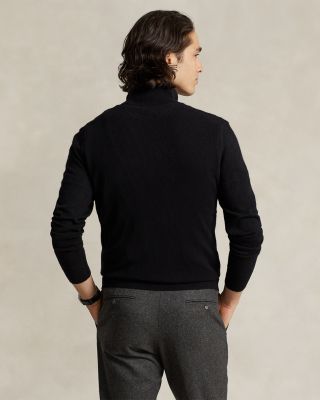 Cashmere Regular Fit Quarter Zip Mock Neck Sweater - Exclusive