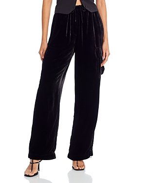 Shop Alexander Wang T Alexanderwang.t Cargo Track Pants In Black