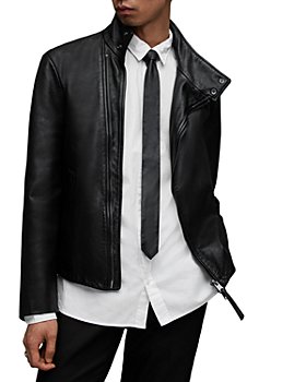 BTS Suga Asymmetrical Zipper Black Biker Leather Jacket
