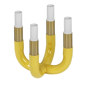 Tov Furniture Kaonashi Candelabra In Mustard