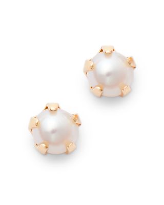 Bloomingdale's Fine Collection - Children's Cultured Freshwater Pearl Stud Earrings in 14K Yellow Gold